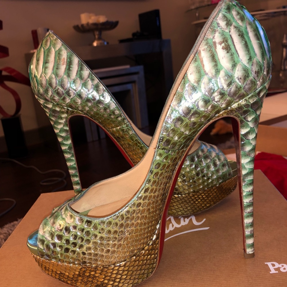 Limited release Eel Louboutin heels